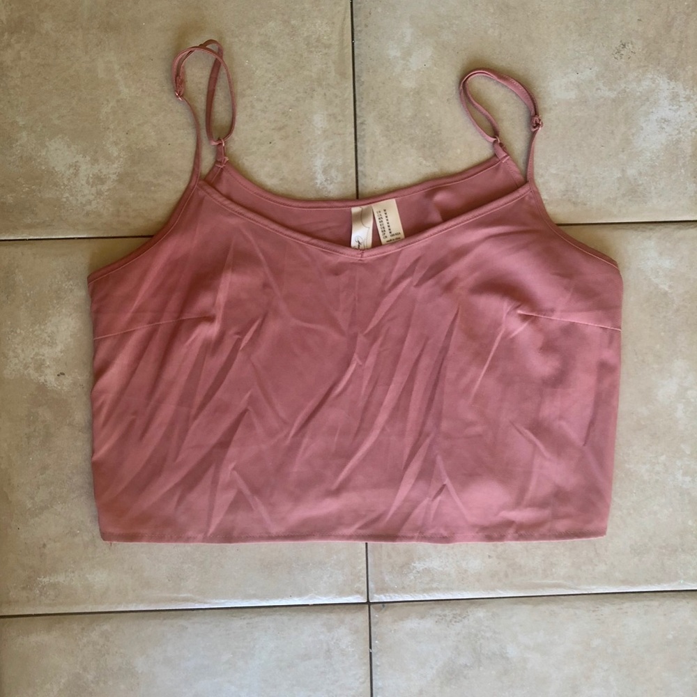 Coral Crop Top